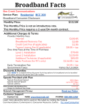 Residential 200Mbps Broadband Label